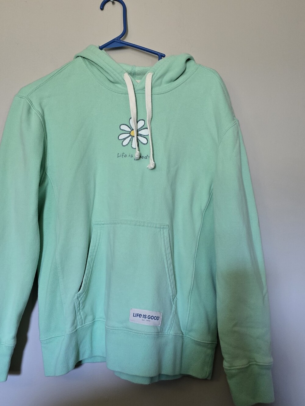 Life is Good Women's Mint Green Daisy Hoodie